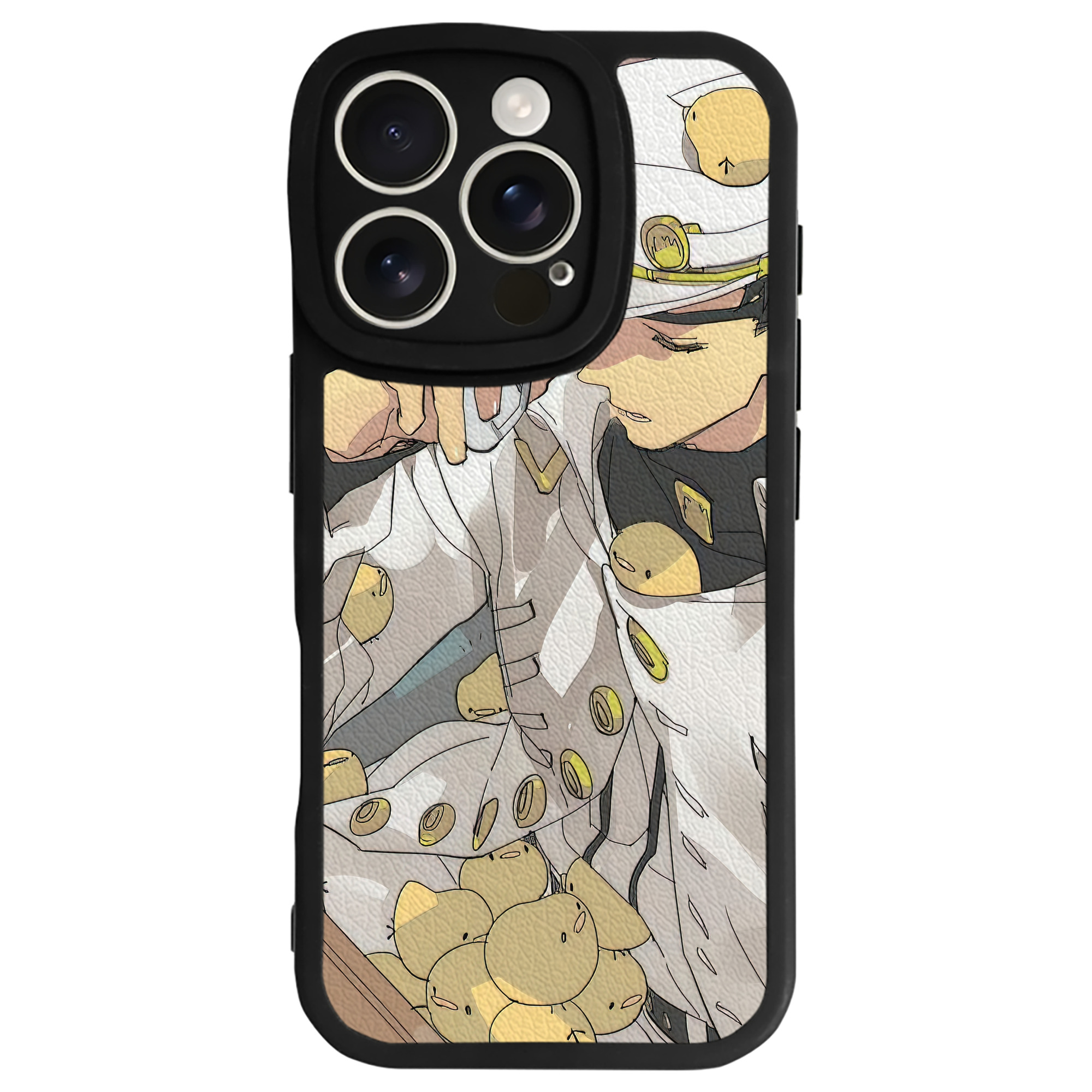 （画像用） ジョジョの奇妙な冒険 JoJo's Bizarre Adventure 【iPhone 16シリーズ対応】シリコンスマホケース（レザー調） 材質：シリコン